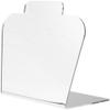 Plymor Acrylic Basic Short Necklace Display Stand (Mirrored), 8.5" W x 4" D x 7.75" H (3 Pack) view 1