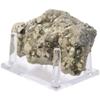 Plymor Clear Acrylic Rectangular Base with 4 Display Prongs for Geode, Mineral or Crystal Cluster, 1.5" H x 3.375" W x 2.5" D view 2