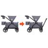 Baby Trend Expedition 2-in-1 Stroller Wagon Plus, Ultra Grey view 4