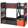 Nerf Elite Blaster Rack - Storage for up to Six Blasters, Including Shelving and Drawers Accessories, Orange and Black - Amazon Exclusive view 1