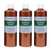 Handy Art Metallic Tempera Paint, Copper, 16 oz. Bottle, Pack of 3 (RPC231164-3) view 1