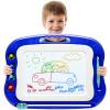 Magnetic Drawing Board,Large Doodle Board Toddler Toys for Girls Boys 3 4 5 6 7 Year Old Kids Gift Etch A Colorful Sketch Magnet Erasable Pad (Blue) view 1