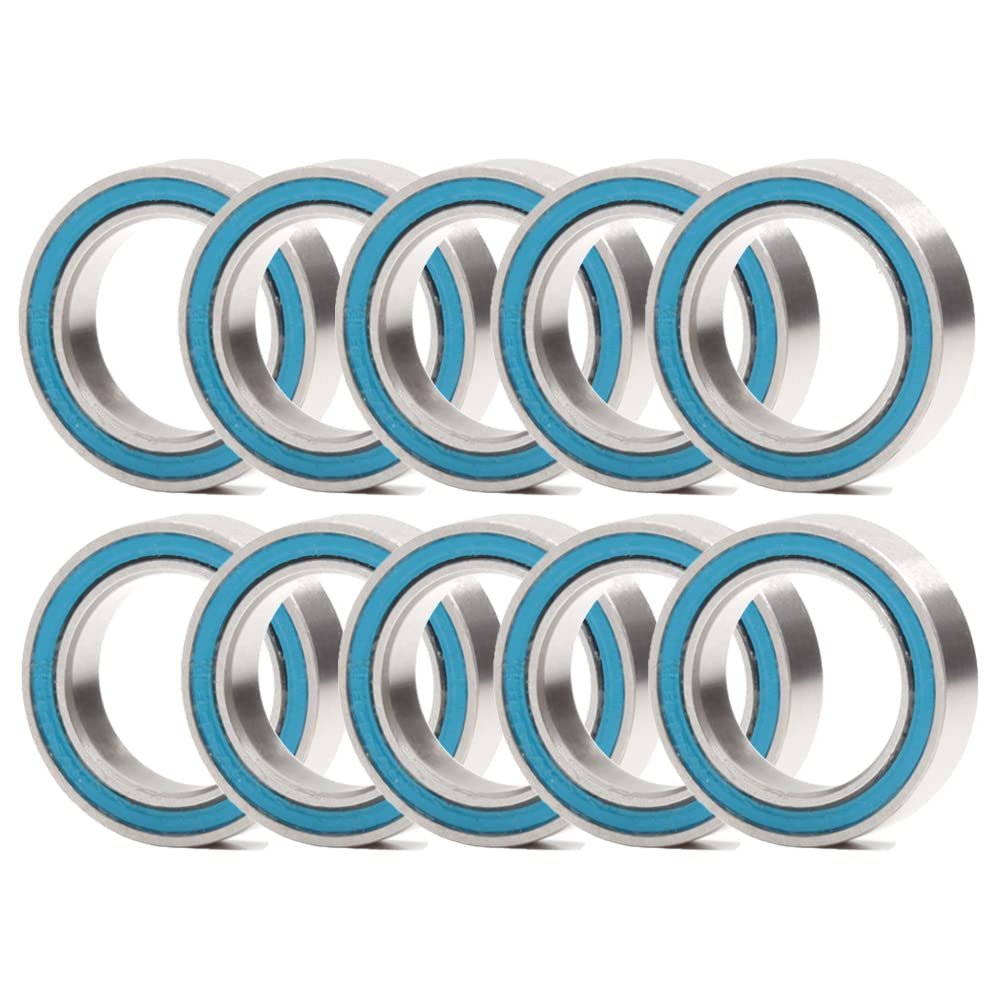 6700-2RS Ball Bearing 10x15x4mm,ABEC-3 10x15 6700-2RS Blue Rubber Sealed Ball Bearings (Pick of 10pcs)
