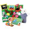 Constructive Playthings 20 pc. Puppet and Props Set for "Goodnight Moon" with The 30 Page Board Book for Ages 2 Years and Up view 1