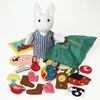 Constructive Playthings 20 pc. Puppet and Props Set for "Goodnight Moon" with The 30 Page Board Book for Ages 2 Years and Up view 3