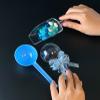 24 Pieces Fillable Baby Rattle Party Favors, Blue with Decorative Bear & Ribbon view 4