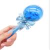 48 Pieces Fillable Baby Rattle Party Favors, Blue with Decorative Bear & Ribbon view 1