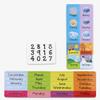 Navaris Kids Magnetic Calendar - Early Years Learning - Weather, Date, Month, Day, Season Educational Chart for Children - Kids Wall Board - Blue view 4
