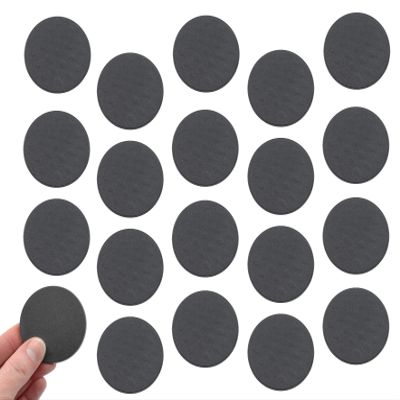 Stonehaven Miniatures 20PK - Blank Miniature Bases, 2" Diameter - Designed for 28mm Scale Table Top War Game Miniatures - Plastic, Black