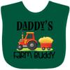 inktastic Daddy Farm Buddy Cute Tractor Baby Bib Green 39b25 view 1
