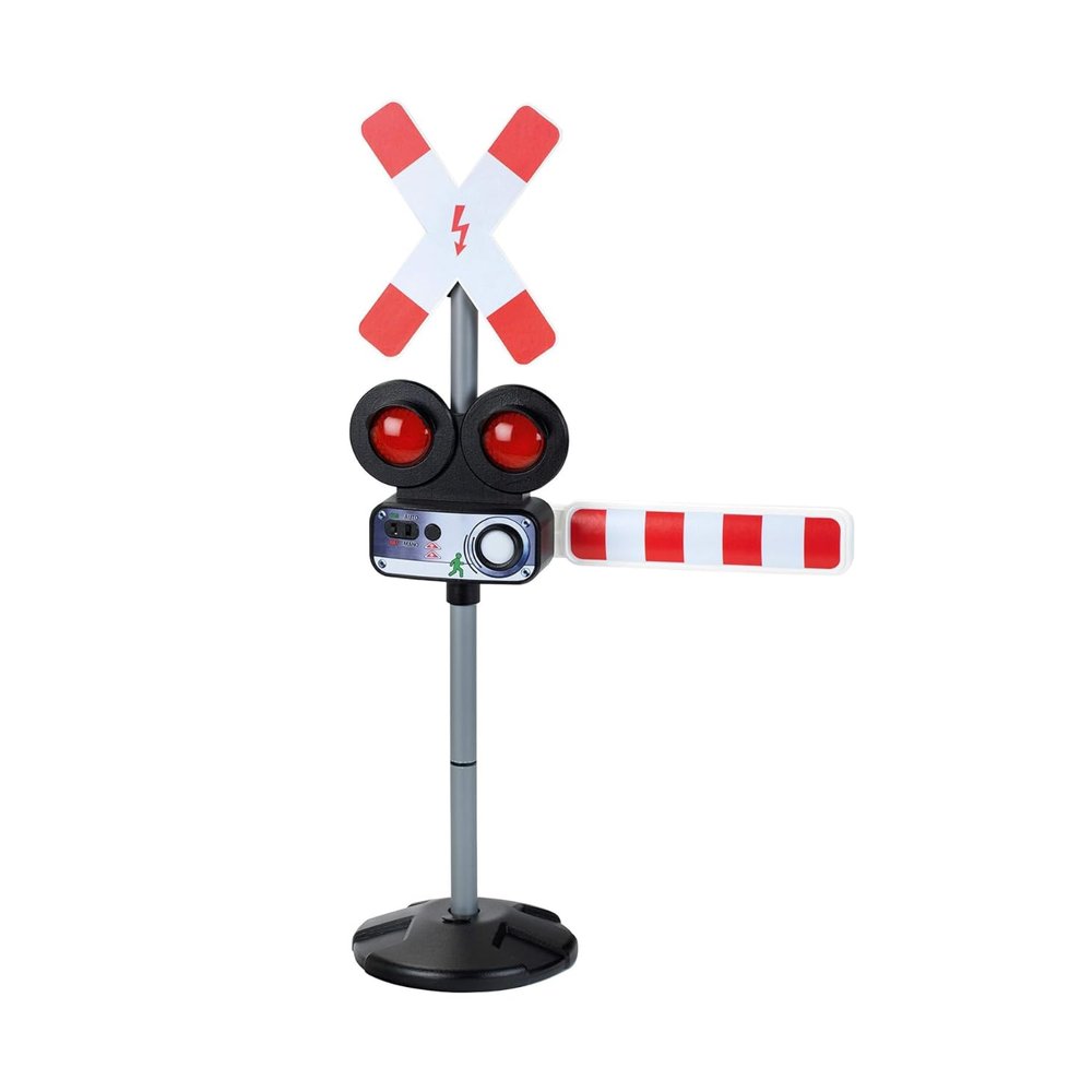 Klein Theo Train Crossing Traffic Light Cycle - Electronic Function, Motion Sensor, Light & Sound, 31.5 x 18, Ages 3+