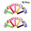 NUOBESTY 10pcs Squeaky Hammer Inflatable Cartoon Hammer with Sound Bell Clown Handle Funny Toys for Toddler Kids (Random Color) view 4
