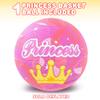 ArtCreativity Mini Princess Basketball for Kids, Cute Princess Gift for Girls, Princess Birthday Party Favors, Goodie Bag Filler, Game Prize, Rubber Princess Ball - Sold Deflated view 2