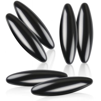 ArtCreativity Magnetic Rattlesnake Eggs Set of 3 Pairs, Magnetic Fidget Toys for Kids, Rattle Snake Egg Toys with Powerful Magnets, Fun Oval Magnets for Christmas Party