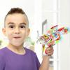 ArtCreativity Red Super Spinning Space Blaster Gun with Flashing LEDs and Sound Effects, Cool Futuristic Toy Gun with Batteries Included, Great Gift Idea for Kids view 4