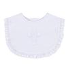 ESTAMICO Baby Girls Embroidered Cross Baptism Bib Infant Christening Outfits Gift view 2