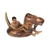 PoolCandy Inflatable T-Rex Dinosaur 48" Swim Ring. Perfect for Adults, Teens & Kids. Gigantic Deluxe Swimming Pool, Lake and River Toy. view 2