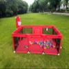 Gaorui Large Kids Baby Ball Pit - Portable Indoor Outdoor Baby Playpen Toddlers Children Safety Play Yard Fun Activities Popular Toys (Not Includes Balls) (Red) view 3