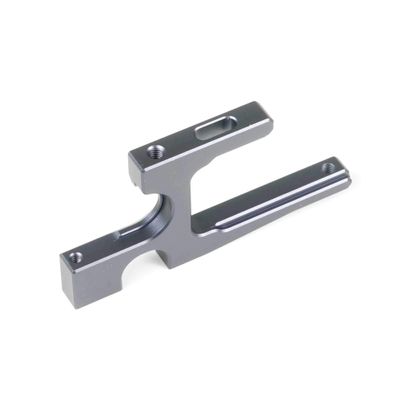 TEKNO RC LLC Split Center Diff Mount 7075, Gun Metal: EB/ET48 2.0, TKR9010