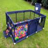 Gaorui Large Kids Baby Ball Pit - Portable Indoor Outdoor Baby Playpen Toddlers Children Safety Play Yard Fun Activities Popular Toys (Not Includes Balls) (Blue) view 1