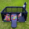 Gaorui Large Kids Baby Ball Pit - Portable Indoor Outdoor Baby Playpen Toddlers Children Safety Play Yard Fun Activities Popular Toys (Not Includes Balls) (Blue) view 2