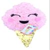 APINATA4U Cotton Candy Pinata Cotton Candy Birthday Party Pinata Pink & Gold Color view 1