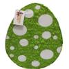 APINATA4U 2-D Dinosaur Egg Easter Egg Pinata Green Color & White Circles view 1
