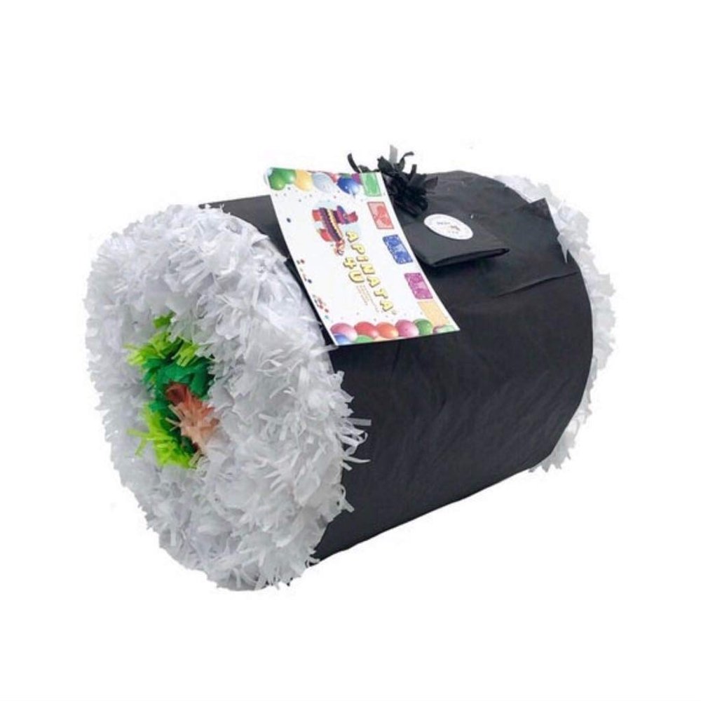 APINATA4U 14" Sushi Pinata - Let's Roll with Japanese Party Fun! Sushi Themed Birthday Bash - Talk Sushi To Me! - Vibrant Supplies for Sushi Lovers