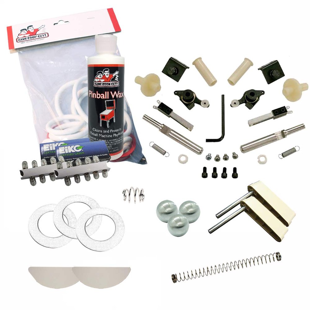 Game Room Guys 1980 Bally Frontier Pinball White Premium Maintenance Kit