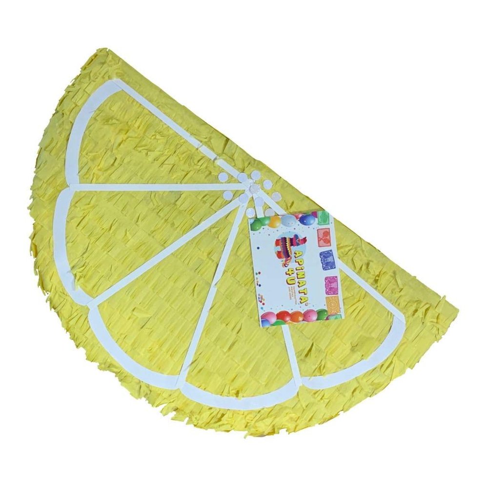 APINATA4U Lemon Slice Pinata 20" Citrus Theme Birthday Party Lemon Pinata Citrus Party Decoration