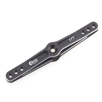GDS Racing 17T Alloy Servo Arm Black for HPI Baja 5B 5T Losi 5T DBXL RCMK XCR