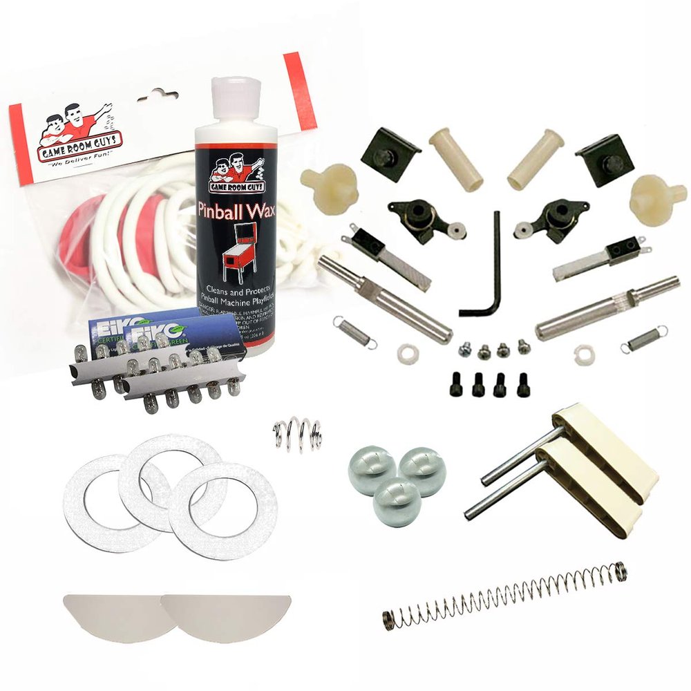 Game Room Guys 1980 Bally Skateball Pinball White Premium Maintenance Kit