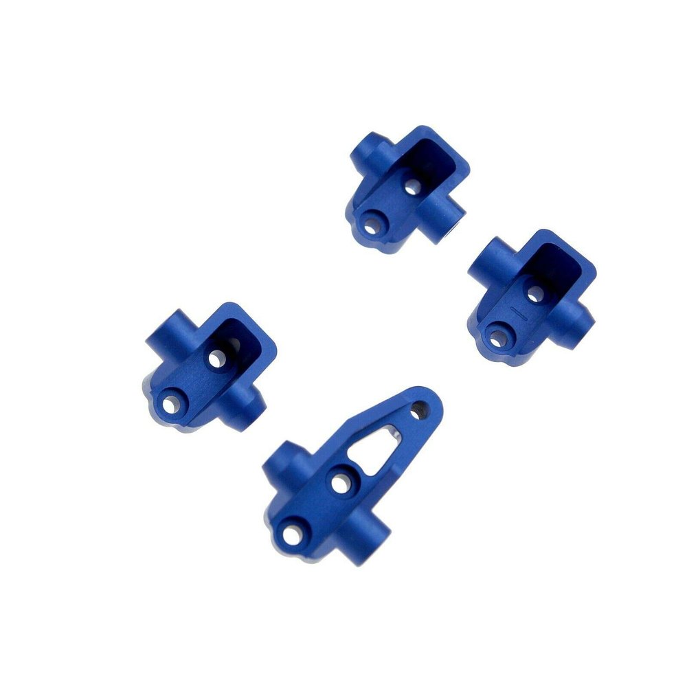 GDS Racing Alloy Front & Rear Lower Link Shock Mount Set for Traxxas TRX-4 Blue