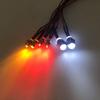 LAFEINA RC Car LED Light Kit, 6 LED Light Set Headlight Taillight for Tamiya D3 SCX10 D90 HSP Kyosho HPI 1/10 1/8 RC Model Car Truck Tank Lighting view 2