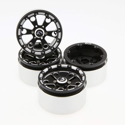 GDS Racing 2.2 inch Aluminum Beadlock Wheel Rim Thickness 35mm for RC Model #089 (4 Pack)