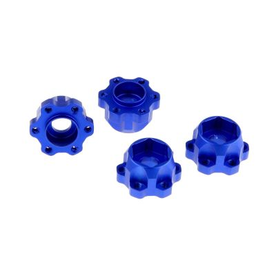 12mm Hex Hub Set for GDS Racing 1.9 & 2.2 Inch Alloy Wheels 14mm Thickness Blue (4pc)