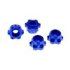 12mm Hex Hub Set for GDS Racing 1.9 & 2.2 Inch Alloy Wheels 14mm Thickness Blue (4pc) view 1