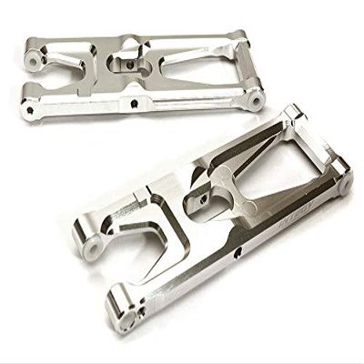 Machined Lower Arms (2) for Arrma 1/10 Granite Voltage 2WD Mega Truck - Silver