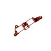 GDS Racing Aluminum Differential T-Lock Servo Mount Set for Traxxas TRX-4 RC Crawler Red view 2