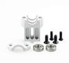 GDS Racing Middle Drive Shaft Bracket Mount Transmission Seat Silver for Losi Desert Buggy XL DBXL view 2