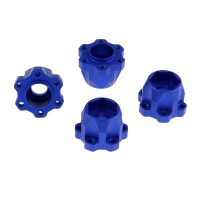 12mm Hex Hub Set for GDS Racing 1.9 & 2.2 Inch Alloy Wheels 17mm Thickness Blue (4pc)
