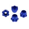 12mm Hex Hub Set for GDS Racing 1.9 & 2.2 Inch Alloy Wheels 17mm Thickness Blue (4pc) view 1