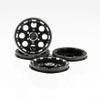GDS Racing 1.9 inch Black Aluminum Beadlock Wheel Rim Thickness 1" for RC Model #093BK (4 Pack) view 1