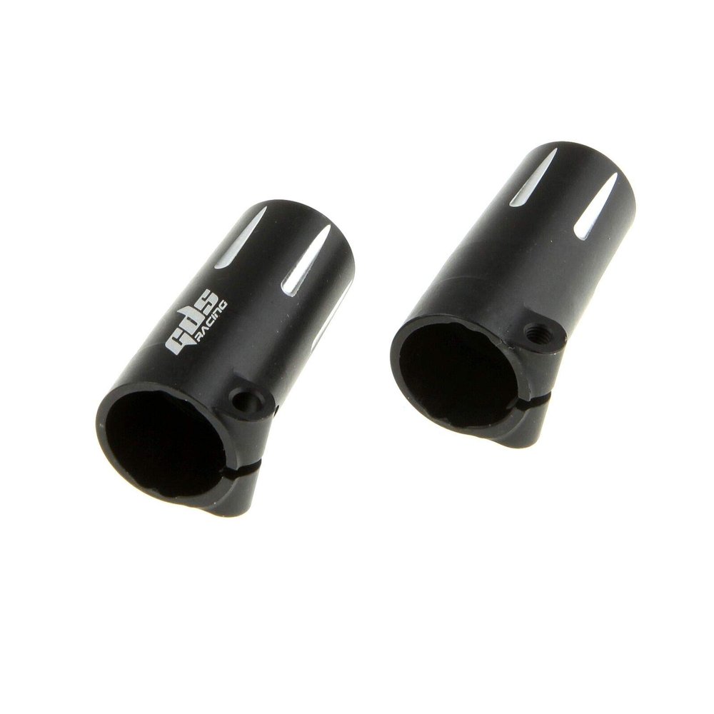 GDS Racing Alloy Rear Hubs/Axle Lock-Outs Black for Axial SCX10 II (Gen. 2) 4pc