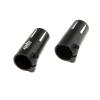 GDS Racing Alloy Rear Hubs/Axle Lock-Outs Black for Axial SCX10 II (Gen. 2) 4pc view 1