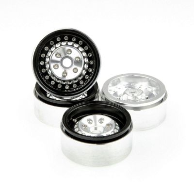GDS Racing 1.9 Inch Alloy Beadlock Wheel Rim Thickness 1" for RC Model #118 (4 Pack)