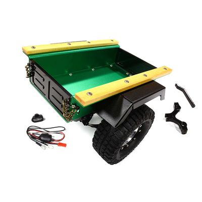 Integy Realistic Leaf Spring 1/10 Size Utility Box Trailer for Scale Crawler Truck