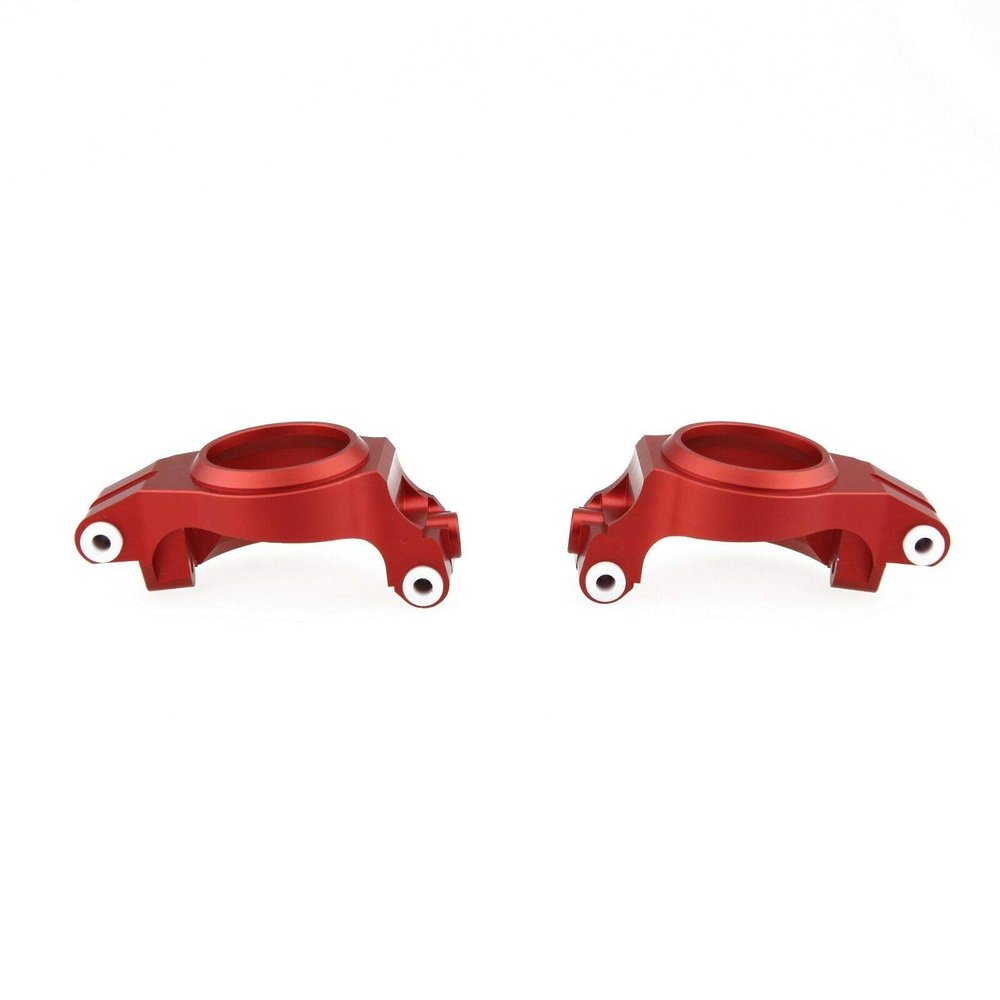 GDS Racing Aluminum C-Hubs Caster Blocks Red for Traxxas X-MAXX RC Monster Truck (Pair)