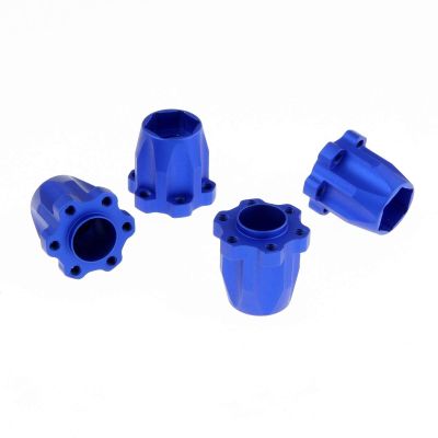 12mm Hex Hub Set for GDS Racing 1.9 & 2.2 Inch Alloy Wheels 23mm Thickness Blue (4pc)