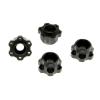 12mm Hex Hub Set for GDS Racing 1.9 & 2.2 Inch Alloy Wheels 14mm Thickness Black (4pc) view 1